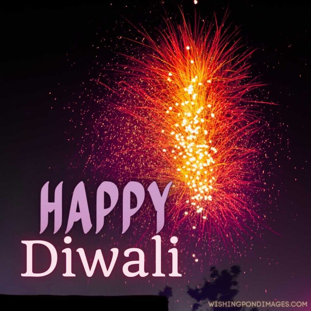 Happy Diwali Rocket Firecracker Image