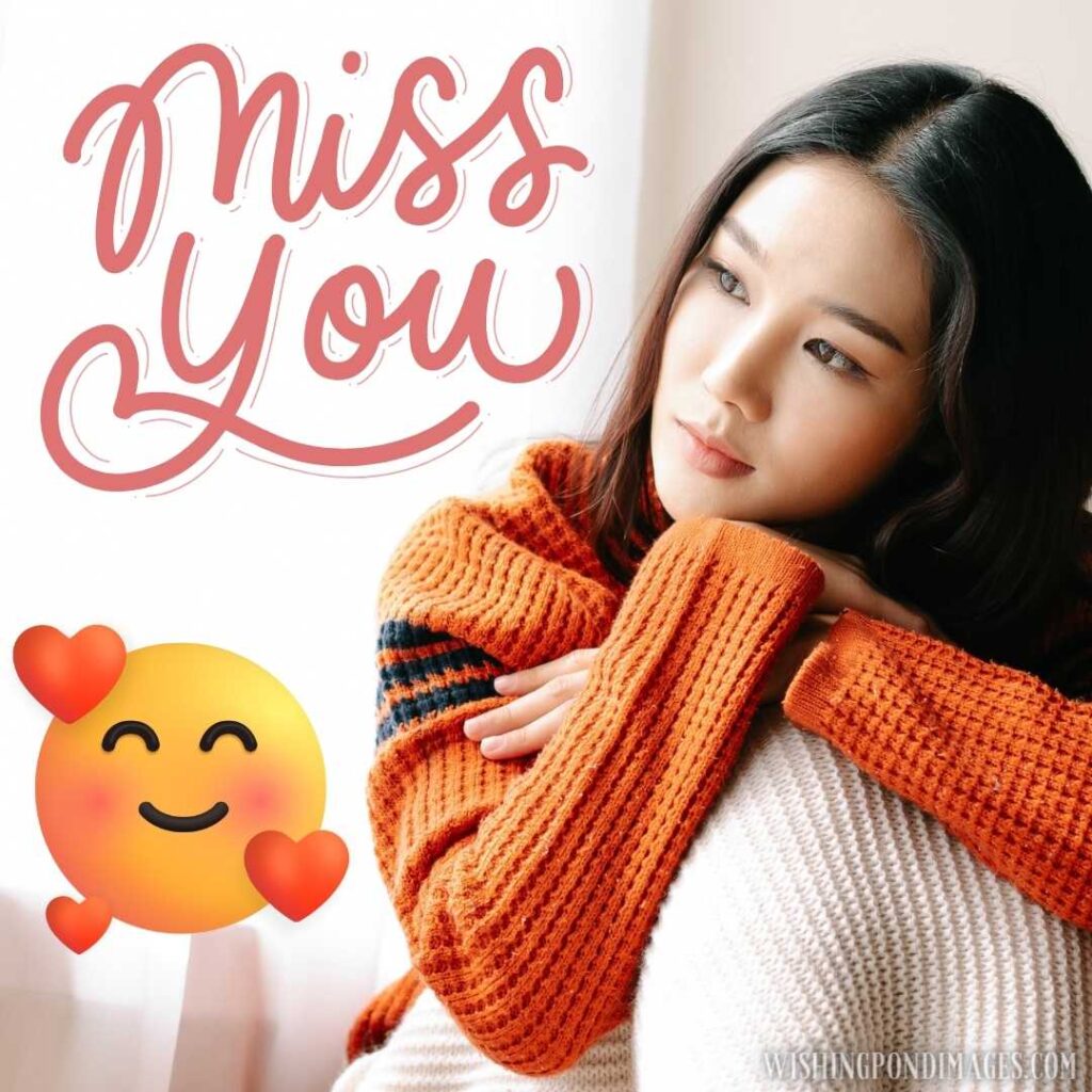Beautiful young Asian woman wearing knitted warm sweater feeling depress sad girl lonely at home window thinking negative