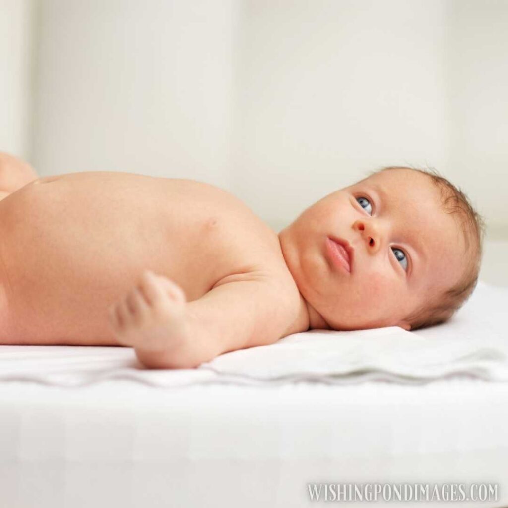 An image of newborn baby massage. Newborn baby image