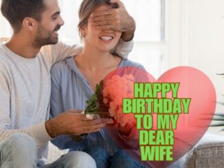 A loving young man sits on the couch with a happy woman closing her eyes, presenting flowers and a gift box. Happy birthday, wife images.